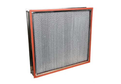 High Temperature Deep Pleat HEPA filter